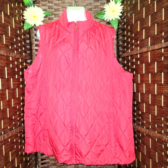 Cg.l.cg Vests Jacket color Red good condition has pockets - Picture 1 of 11